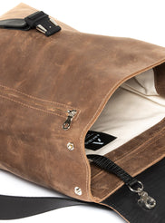 Nomad Backpack – Rustic Brown Leather